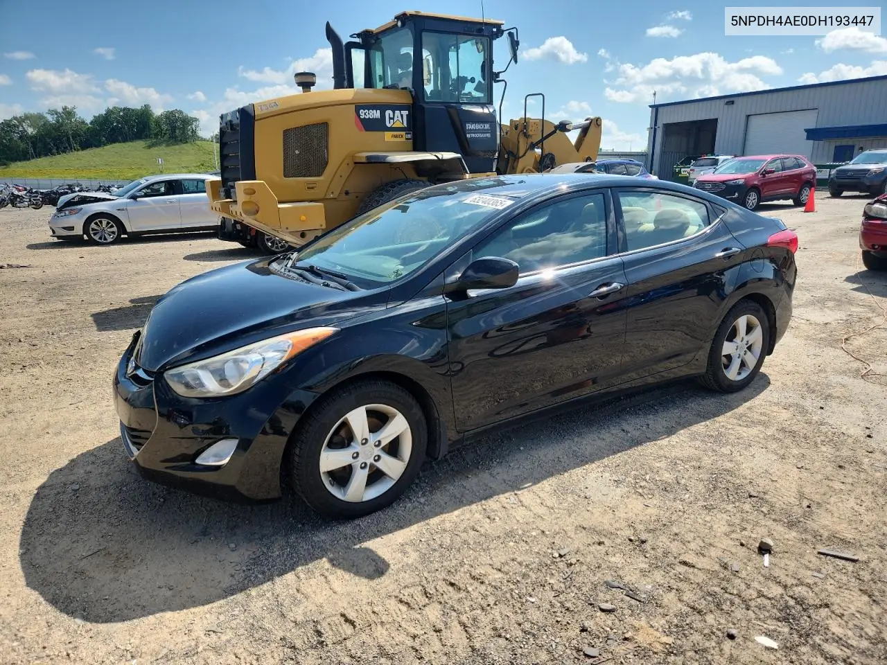 2013 Hyundai Elantra Gls VIN: 5NPDH4AE0DH193447 Lot: 63240365