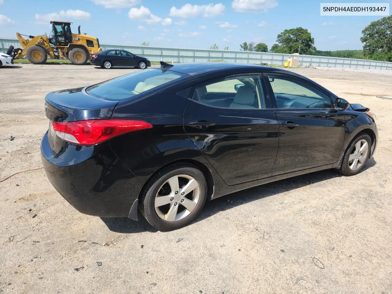 2013 Hyundai Elantra Gls VIN: 5NPDH4AE0DH193447 Lot: 63240365