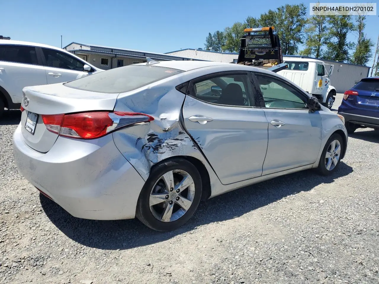 2013 Hyundai Elantra Gls VIN: 5NPDH4AE1DH270102 Lot: 63313075