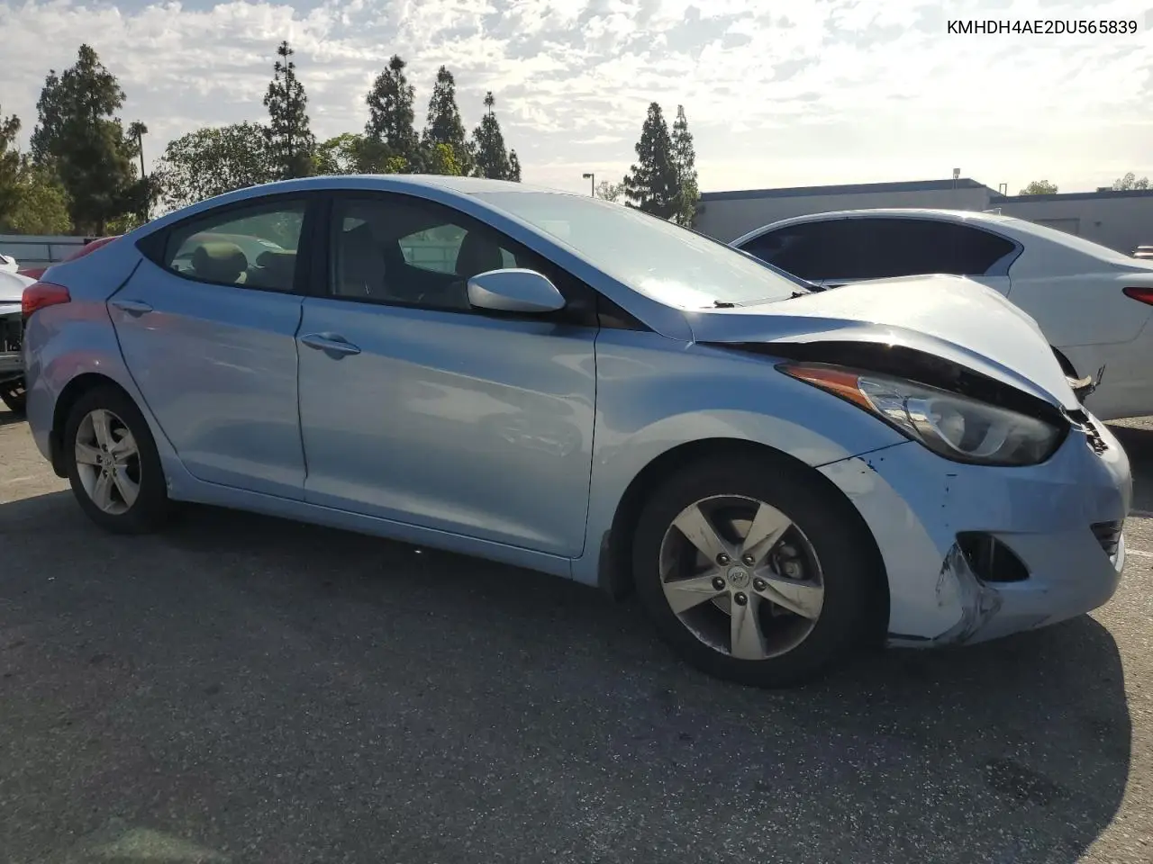 2013 Hyundai Elantra Gls VIN: KMHDH4AE2DU565839 Lot: 63349475