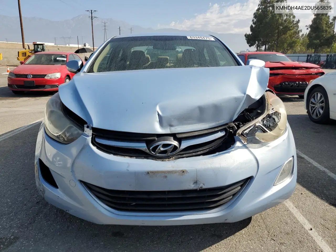 2013 Hyundai Elantra Gls VIN: KMHDH4AE2DU565839 Lot: 63349475