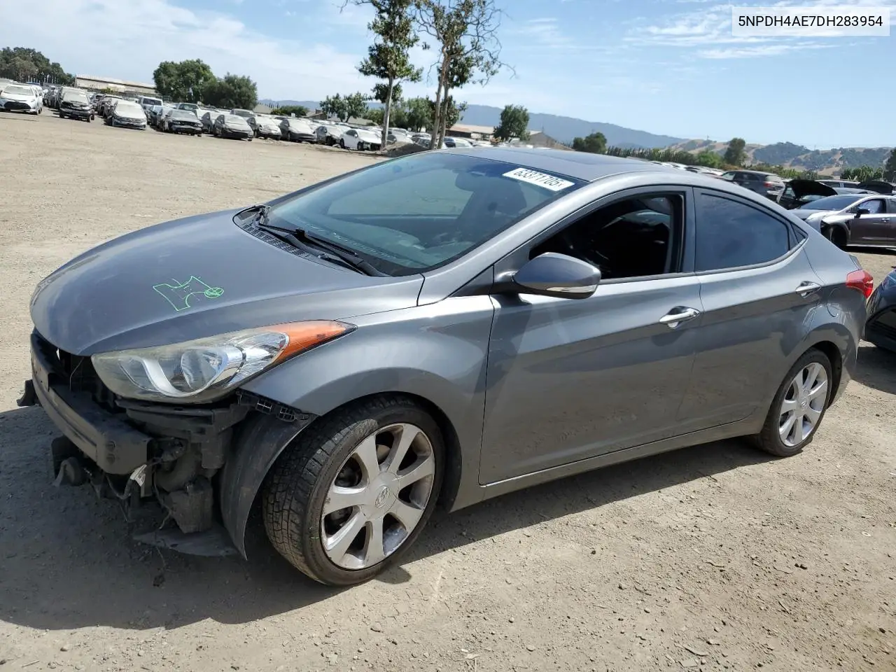 2013 Hyundai Elantra Gls VIN: 5NPDH4AE7DH283954 Lot: 63371705