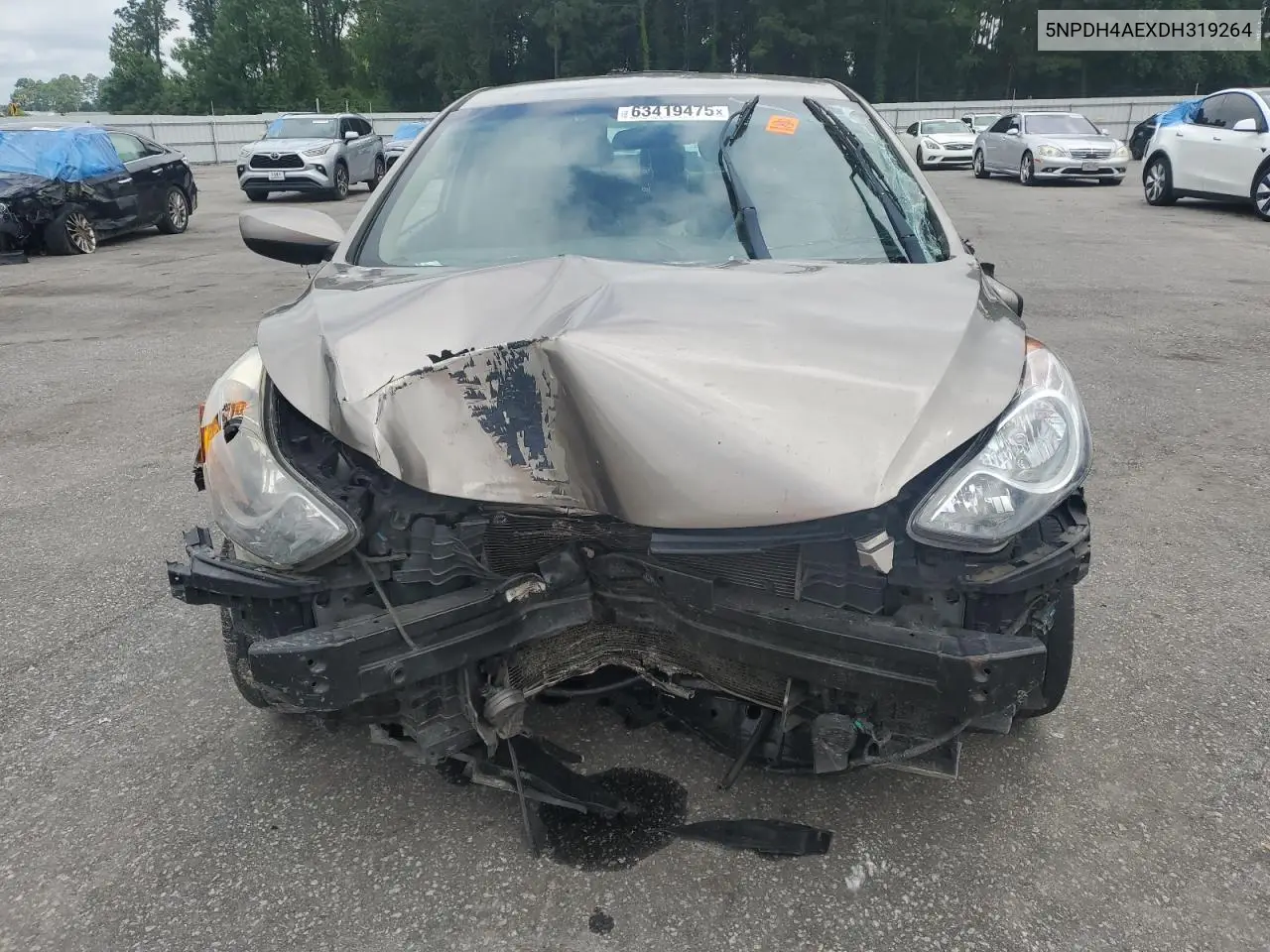 2013 Hyundai Elantra Gls VIN: 5NPDH4AEXDH319264 Lot: 63419475