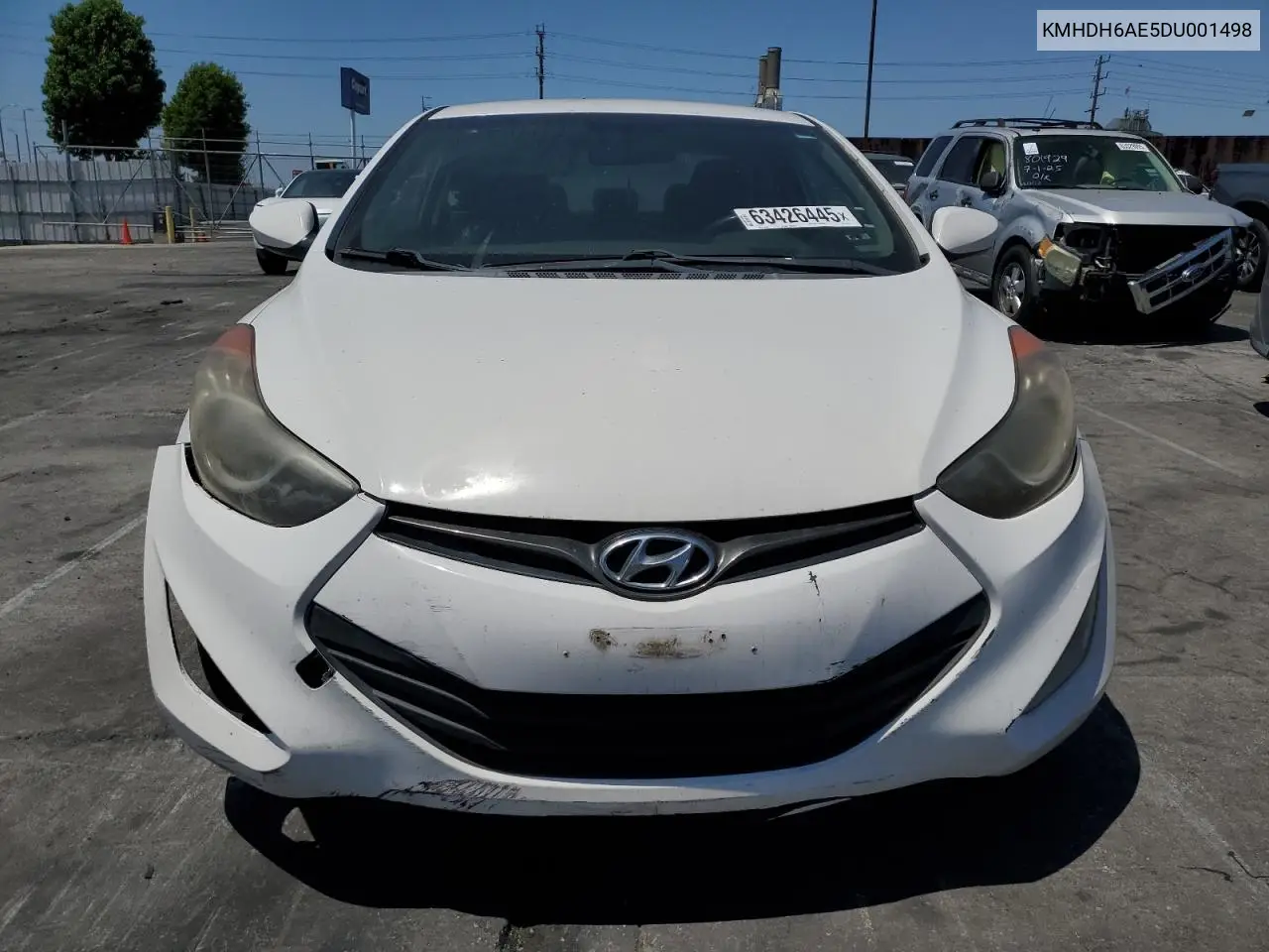 2013 Hyundai Elantra Coupe Gs VIN: KMHDH6AE5DU001498 Lot: 63426445