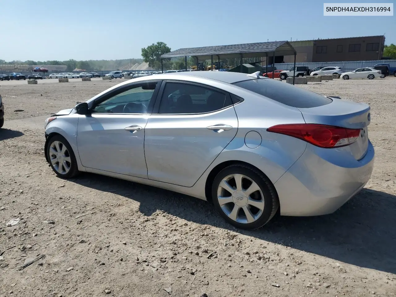 2013 Hyundai Elantra Gls VIN: 5NPDH4AEXDH316994 Lot: 63455435
