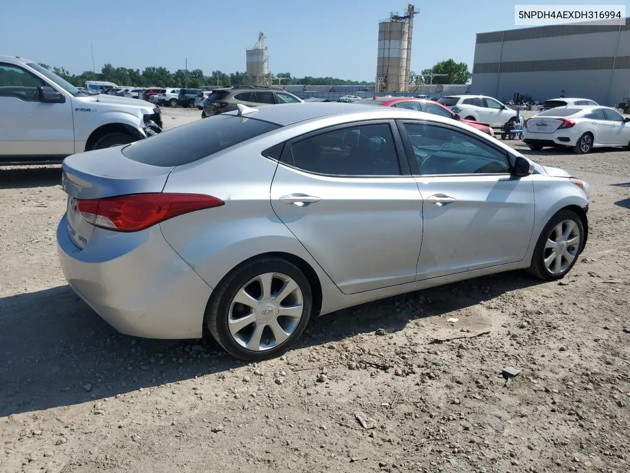 2013 Hyundai Elantra Gls VIN: 5NPDH4AEXDH316994 Lot: 63455435