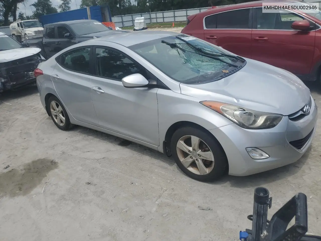 2013 Hyundai Elantra Gls VIN: KMHDH4AE5DU002946 Lot: 63561175