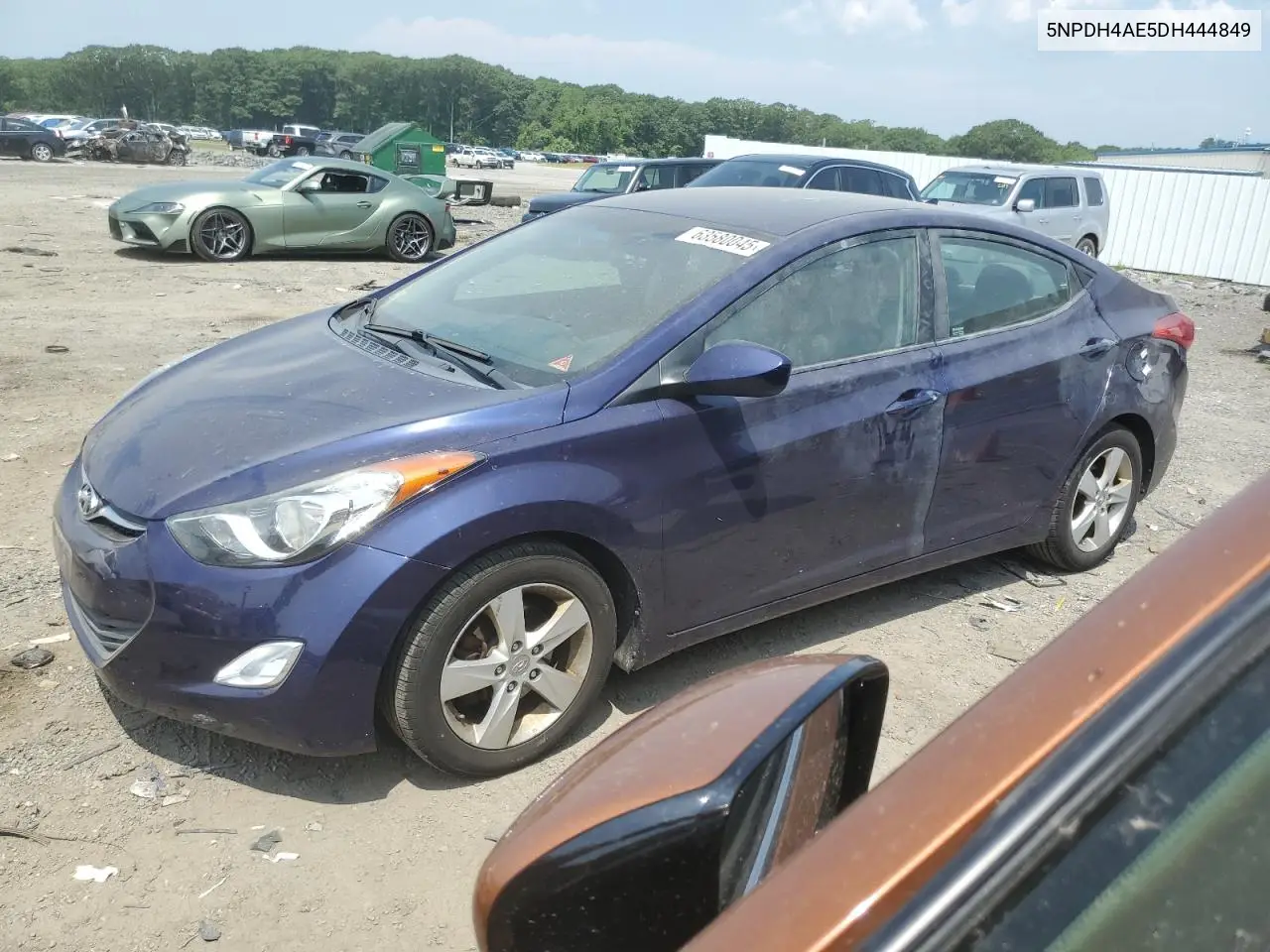 2013 Hyundai Elantra Gls VIN: 5NPDH4AE5DH444849 Lot: 63580045