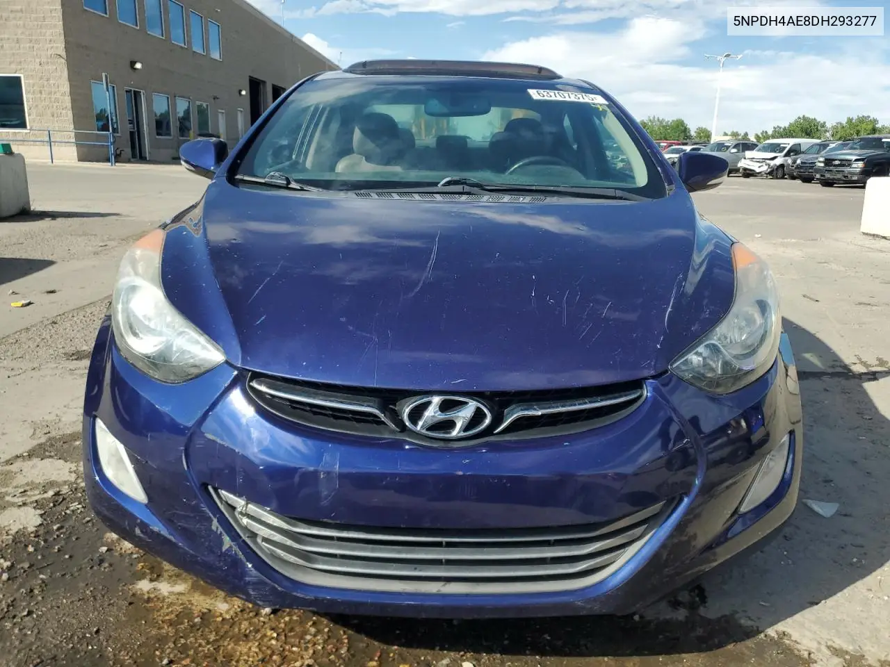 2013 Hyundai Elantra Gls VIN: 5NPDH4AE8DH293277 Lot: 63707375