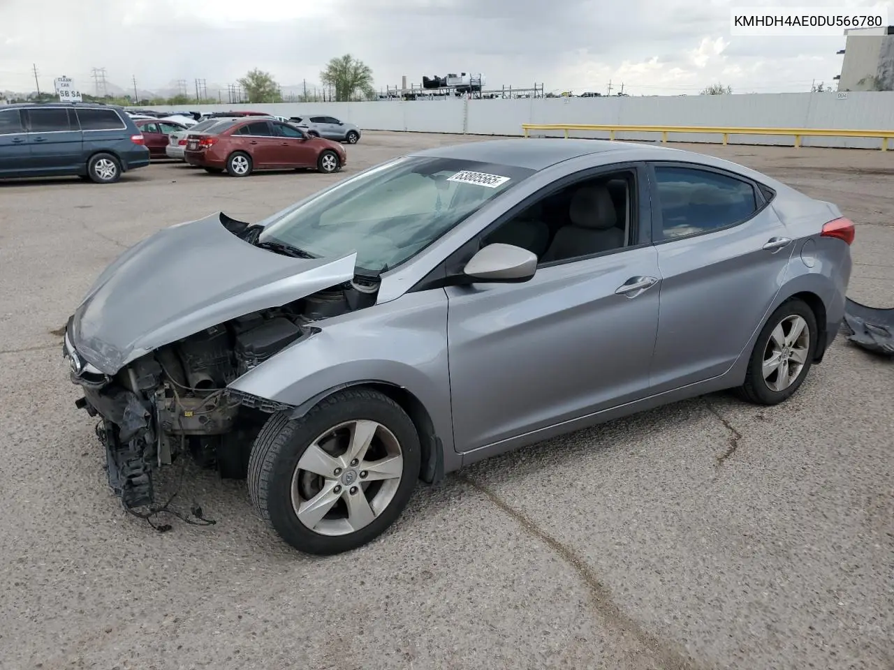2013 Hyundai Elantra Gls VIN: KMHDH4AE0DU566780 Lot: 63805565