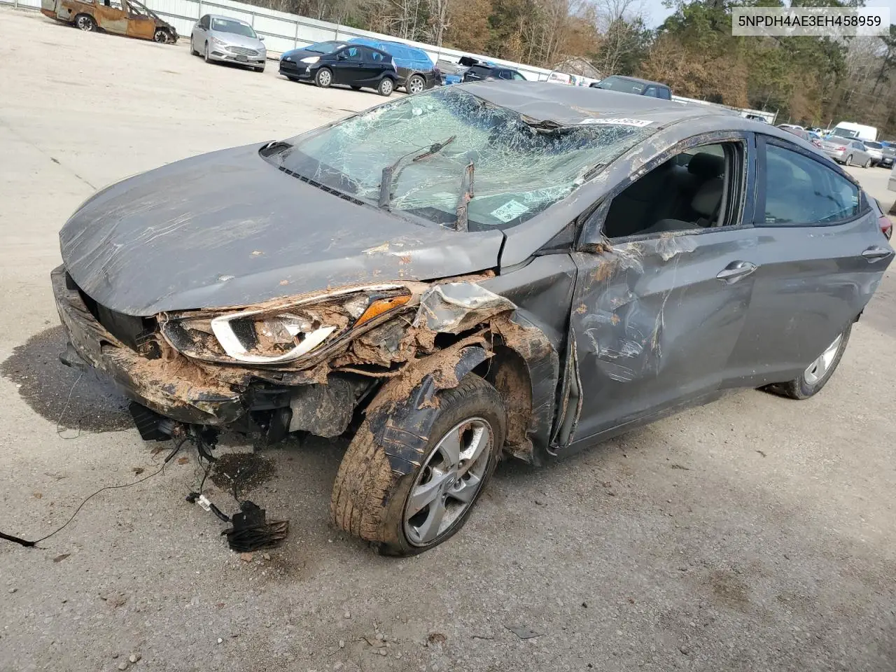 2014 Hyundai Elantra Se VIN: 5NPDH4AE3EH458959 Lot: 54251495