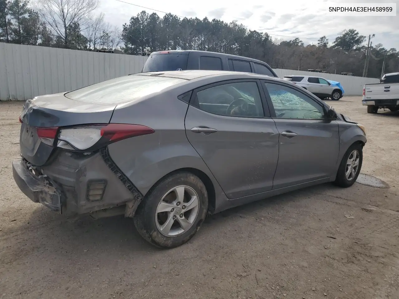 2014 Hyundai Elantra Se VIN: 5NPDH4AE3EH458959 Lot: 54251495