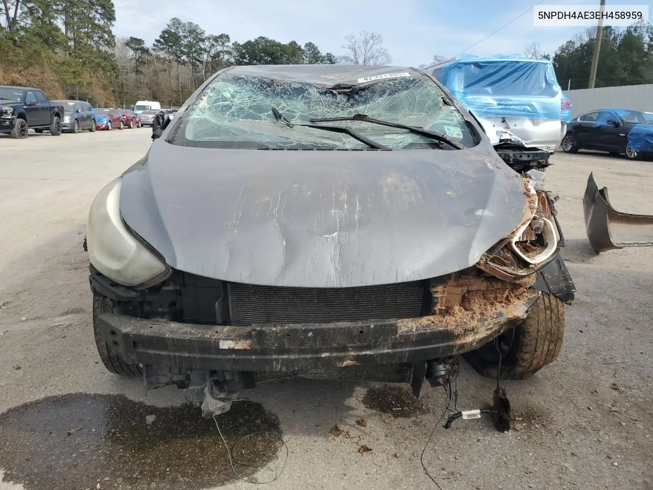 2014 Hyundai Elantra Se VIN: 5NPDH4AE3EH458959 Lot: 54251495