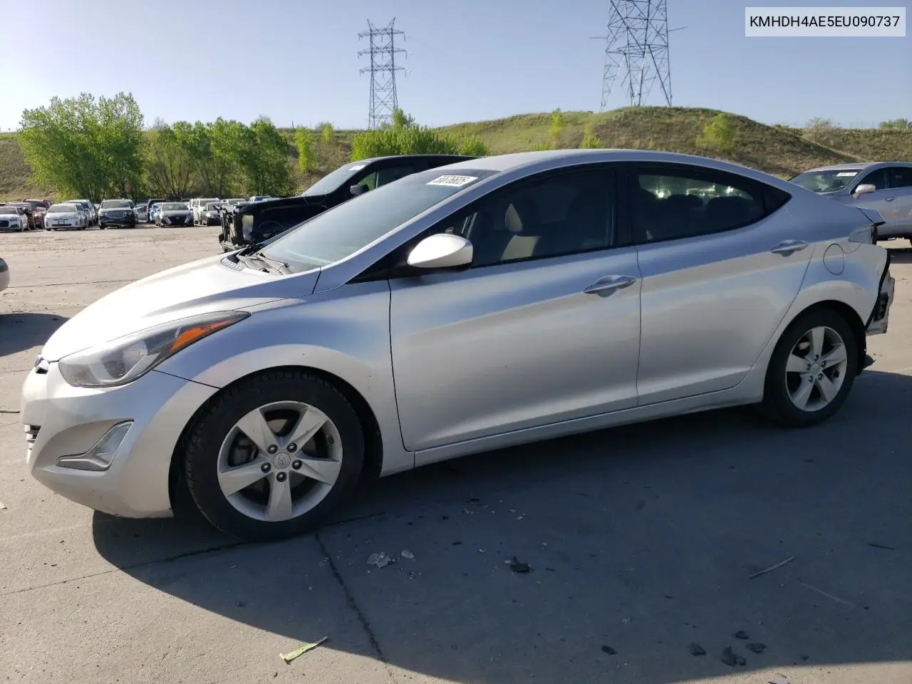 2014 Hyundai Elantra Se VIN: KMHDH4AE5EU090737 Lot: 56676605