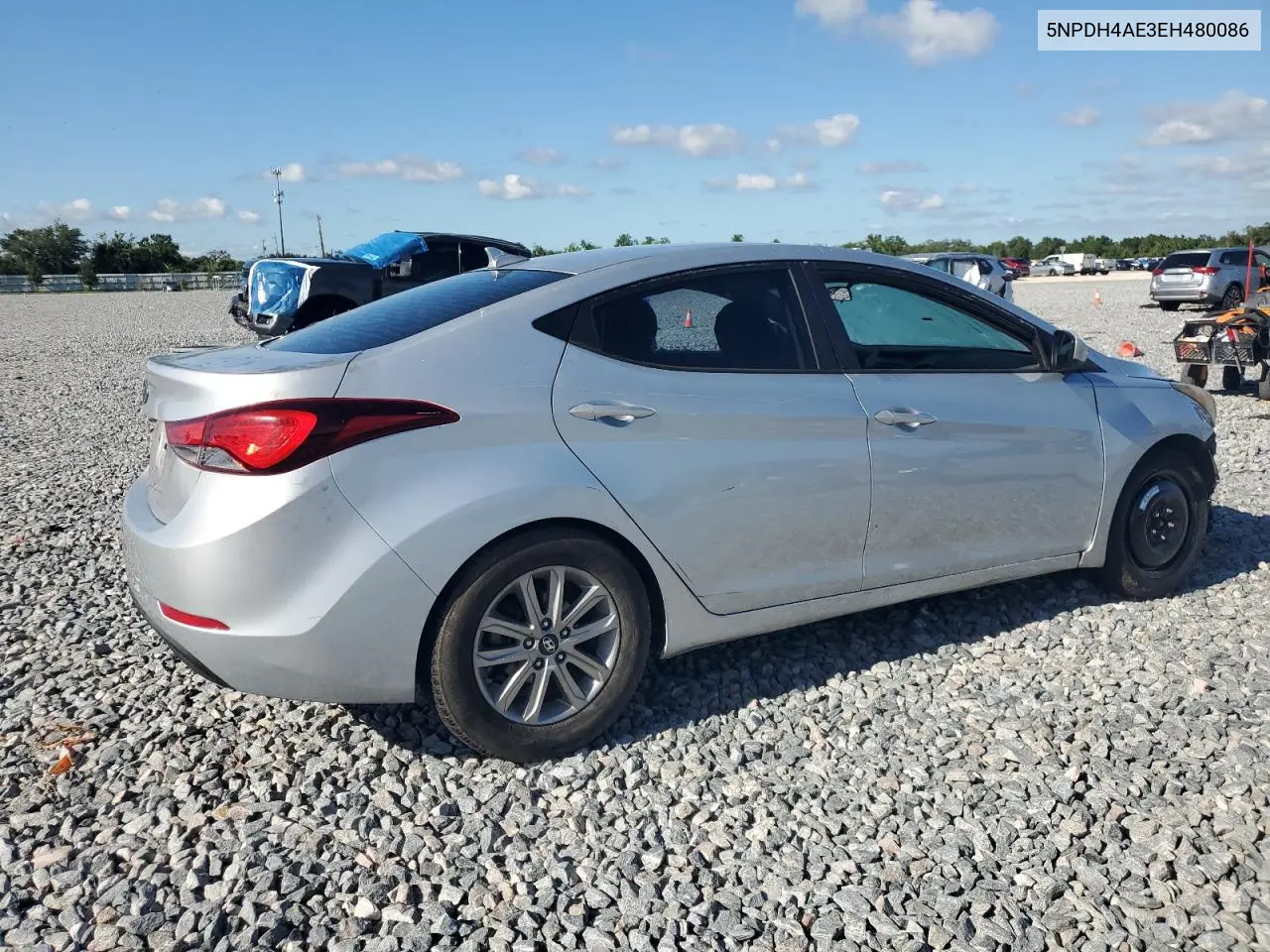 2014 Hyundai Elantra Se VIN: 5NPDH4AE3EH480086 Lot: 56955475