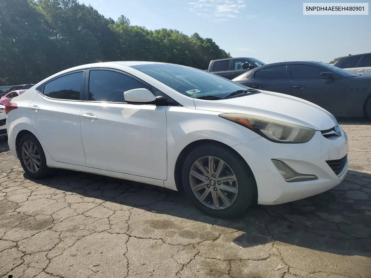 2014 Hyundai Elantra Se VIN: 5NPDH4AE5EH480901 Lot: 57110685
