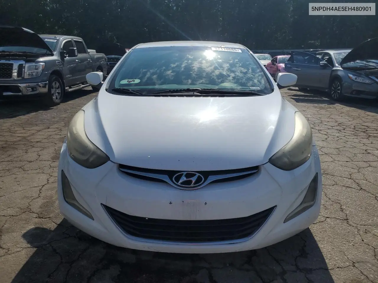 2014 Hyundai Elantra Se VIN: 5NPDH4AE5EH480901 Lot: 57110685