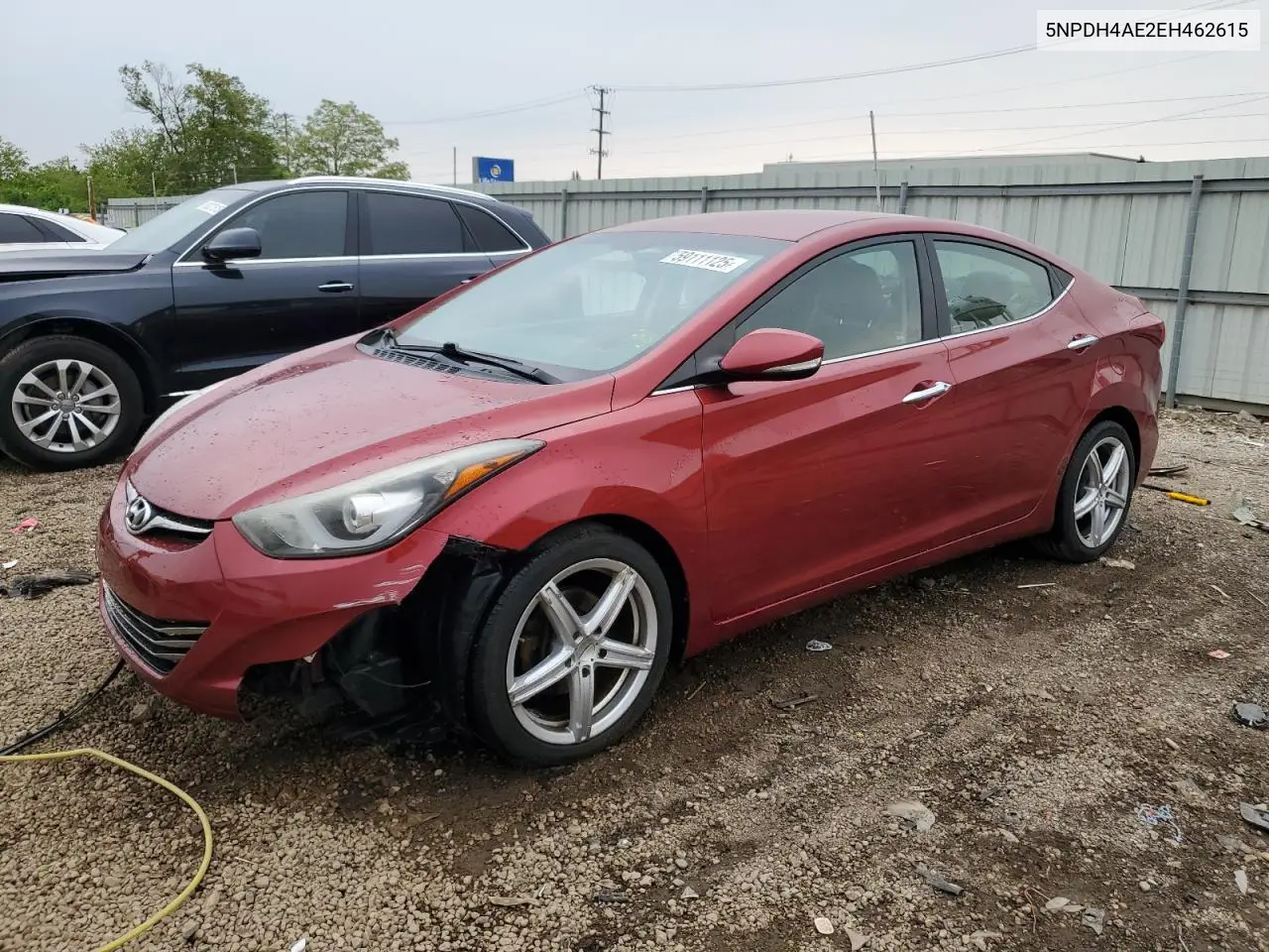 2014 Hyundai Elantra Se VIN: 5NPDH4AE2EH462615 Lot: 59111125