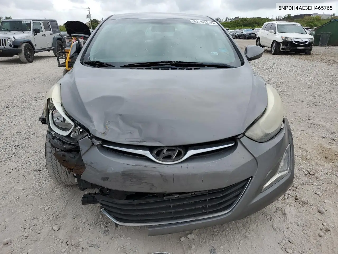 2014 Hyundai Elantra Se VIN: 5NPDH4AE3EH465765 Lot: 62065285