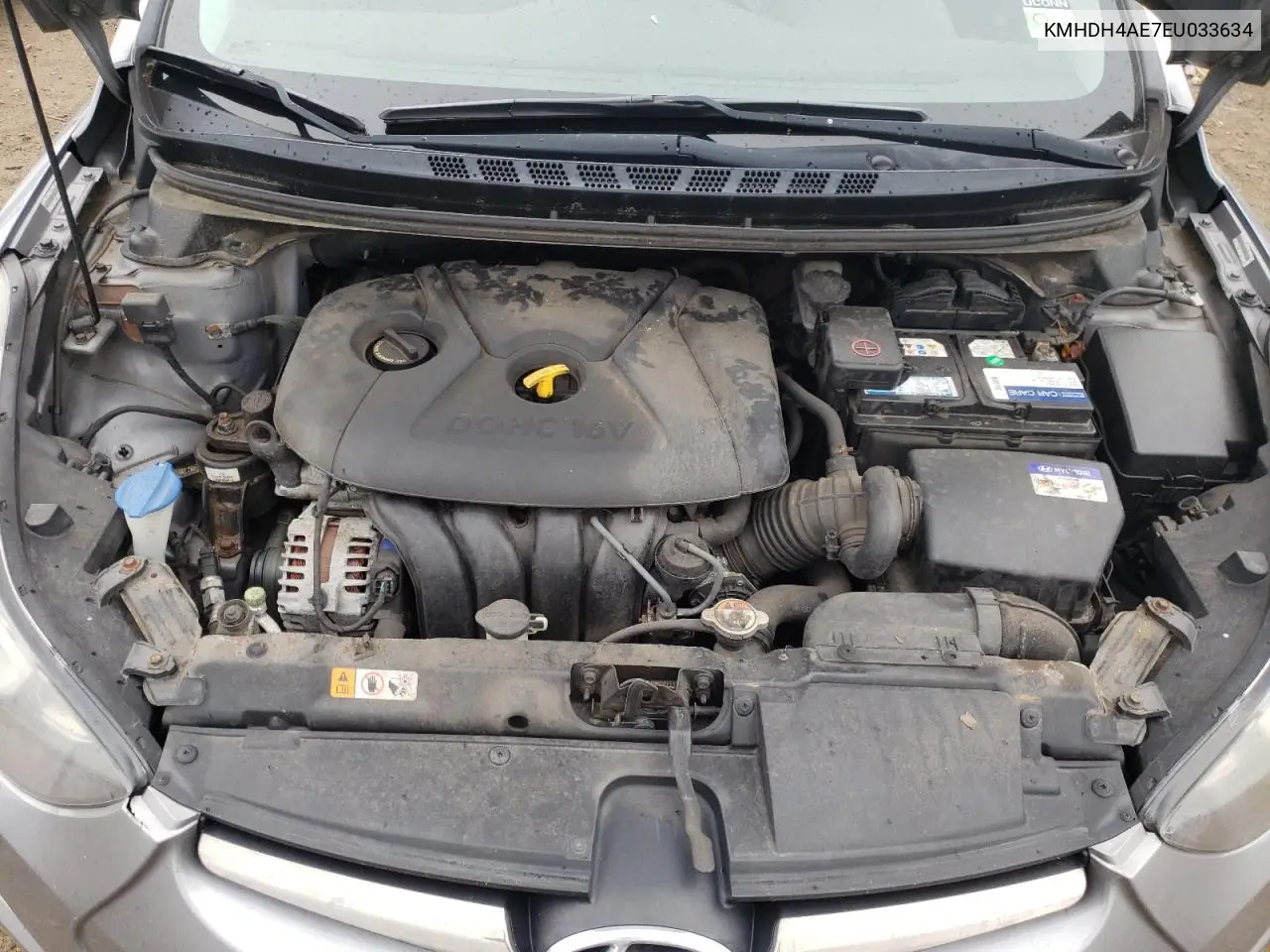 2014 Hyundai Elantra Se VIN: KMHDH4AE7EU033634 Lot: 62326215