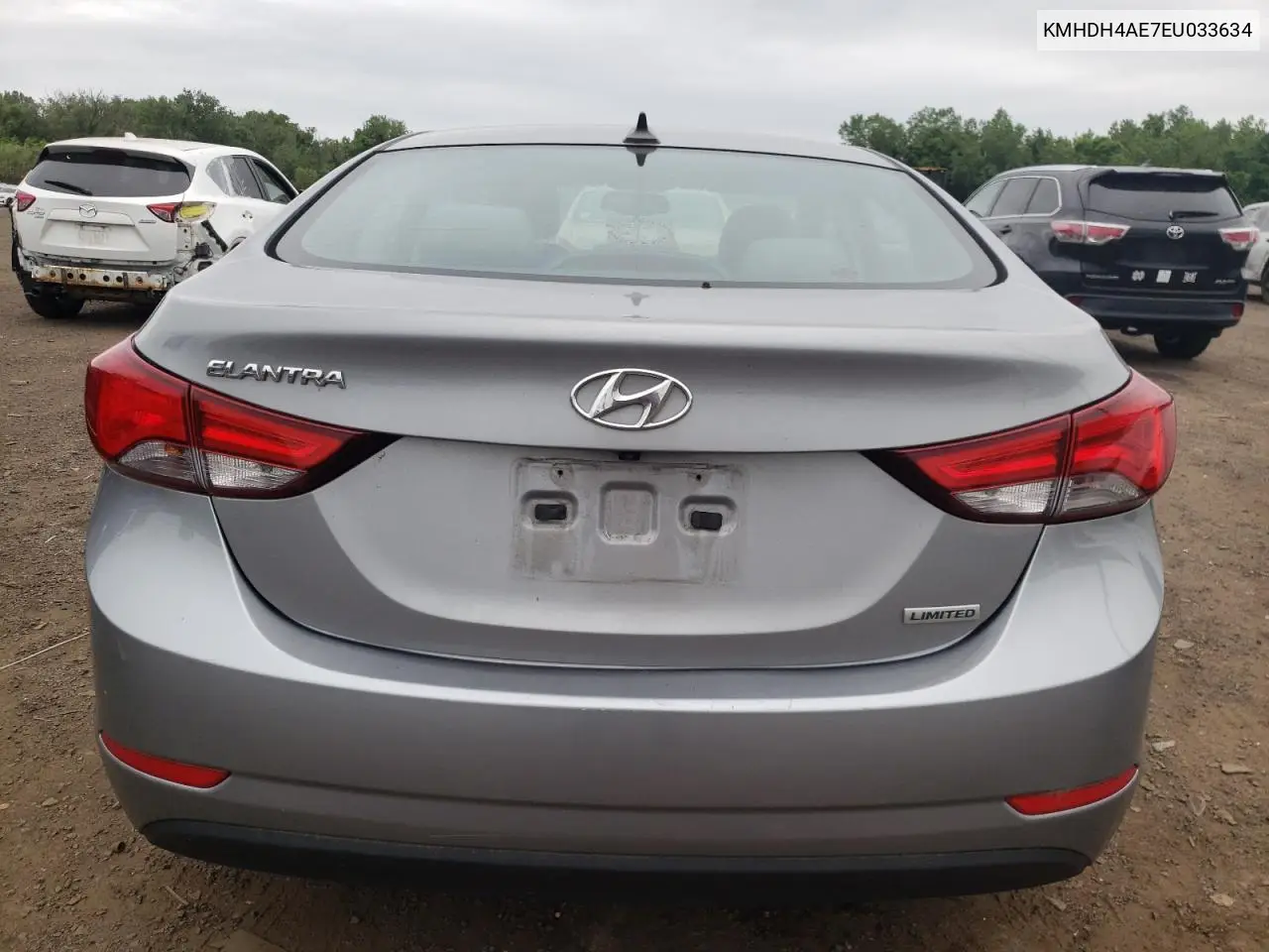 2014 Hyundai Elantra Se VIN: KMHDH4AE7EU033634 Lot: 62326215
