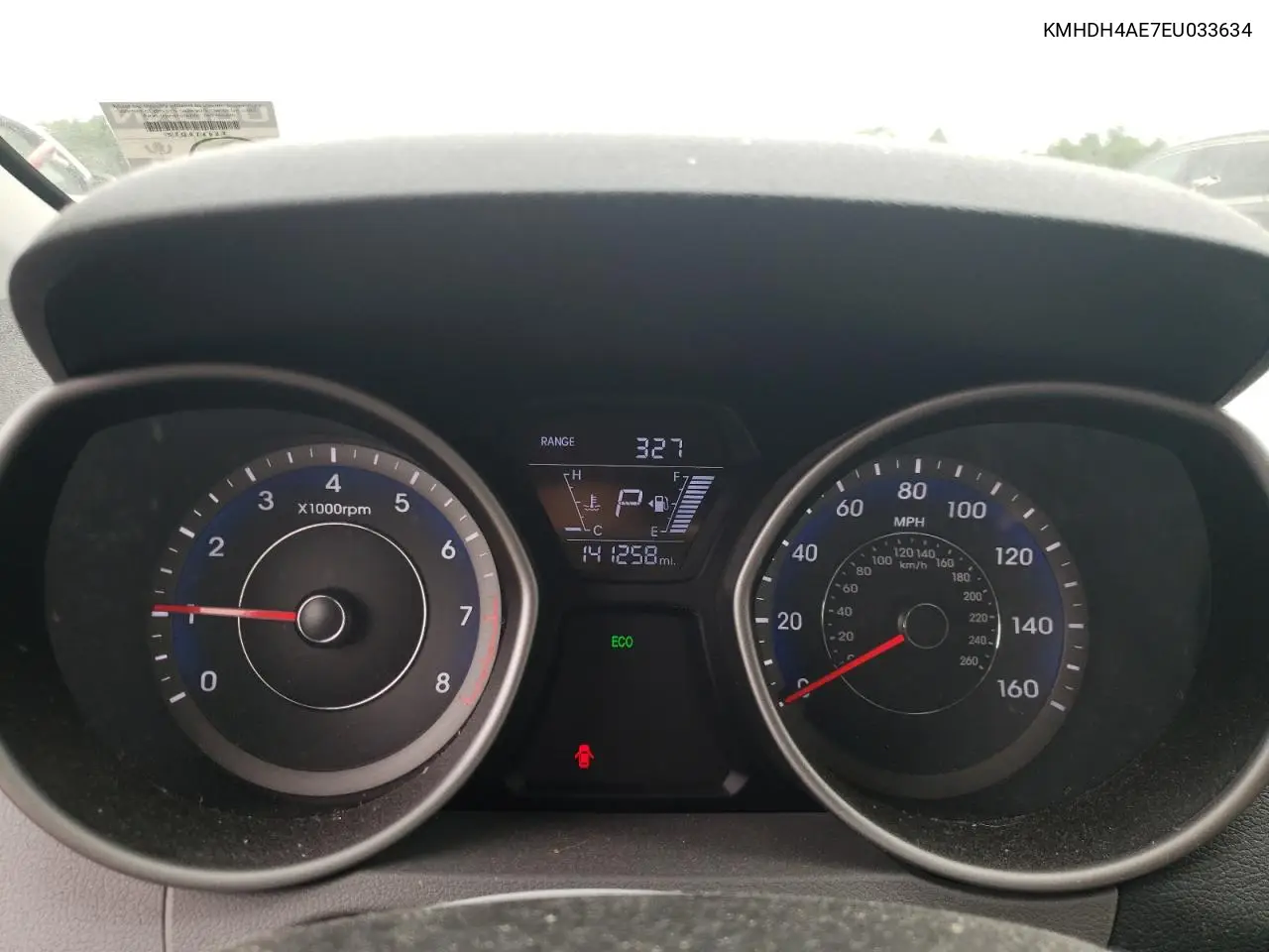 2014 Hyundai Elantra Se VIN: KMHDH4AE7EU033634 Lot: 62326215