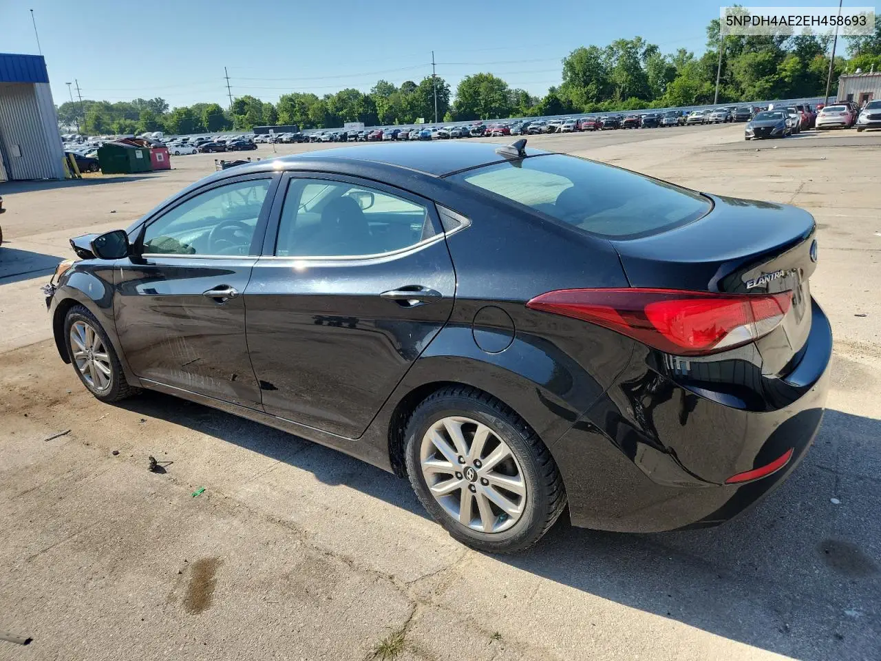 2014 Hyundai Elantra Se VIN: 5NPDH4AE2EH458693 Lot: 62599855