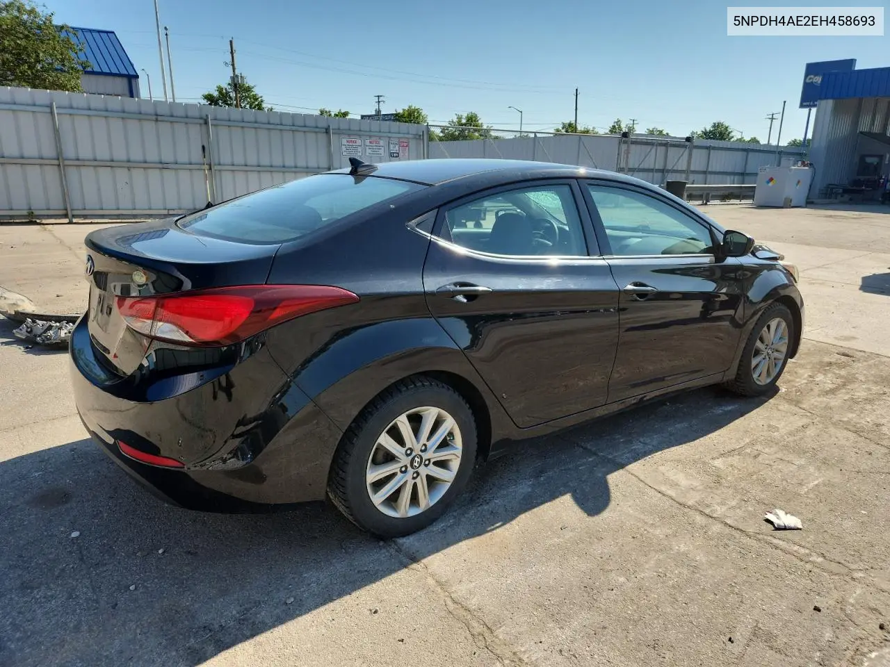 2014 Hyundai Elantra Se VIN: 5NPDH4AE2EH458693 Lot: 62599855