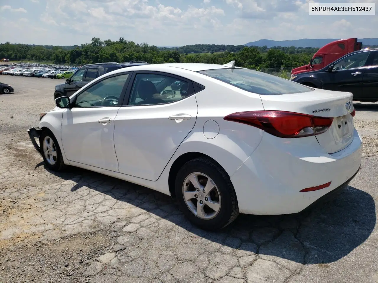 2014 Hyundai Elantra Se VIN: 5NPDH4AE3EH512437 Lot: 62657935