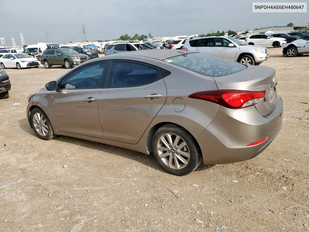 2014 Hyundai Elantra Se VIN: 5NPDH4AE6EH480647 Lot: 63104985