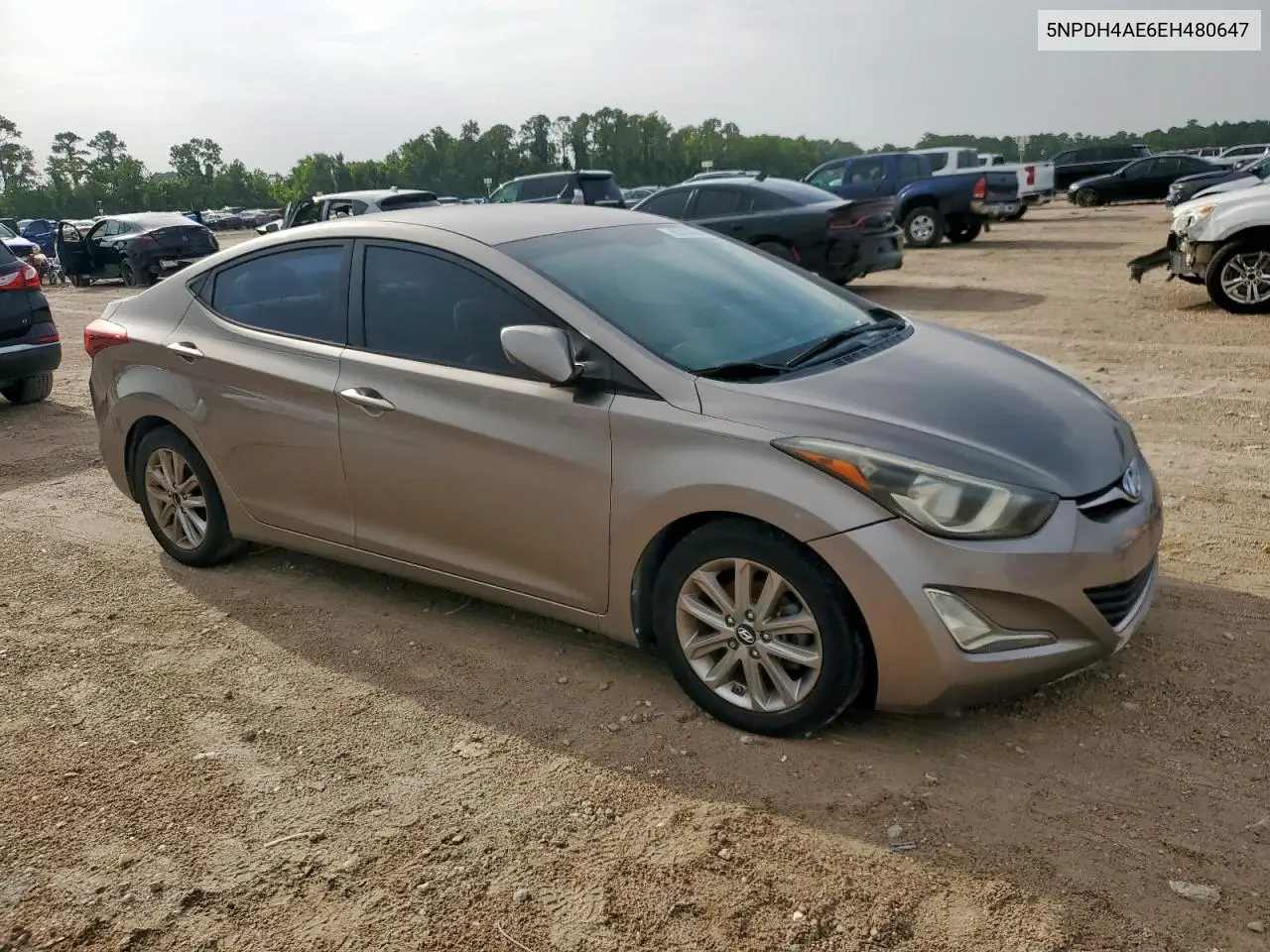 2014 Hyundai Elantra Se VIN: 5NPDH4AE6EH480647 Lot: 63104985