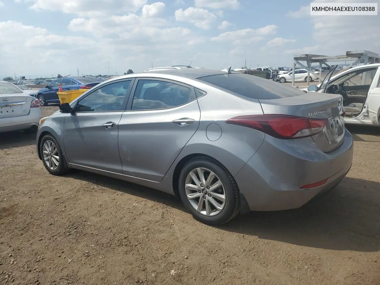 2014 Hyundai Elantra Se VIN: KMHDH4AEXEU108388 Lot: 63247155