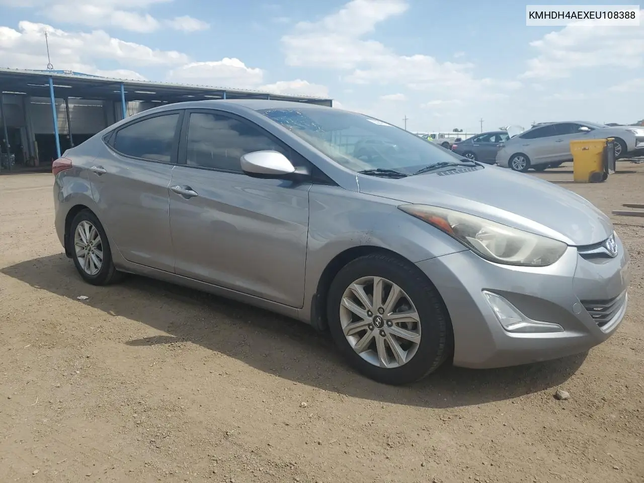 2014 Hyundai Elantra Se VIN: KMHDH4AEXEU108388 Lot: 63247155