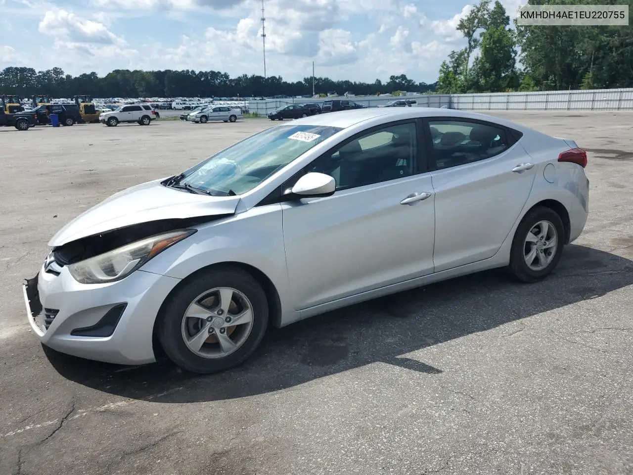2014 Hyundai Elantra Se VIN: KMHDH4AE1EU220755 Lot: 63310495