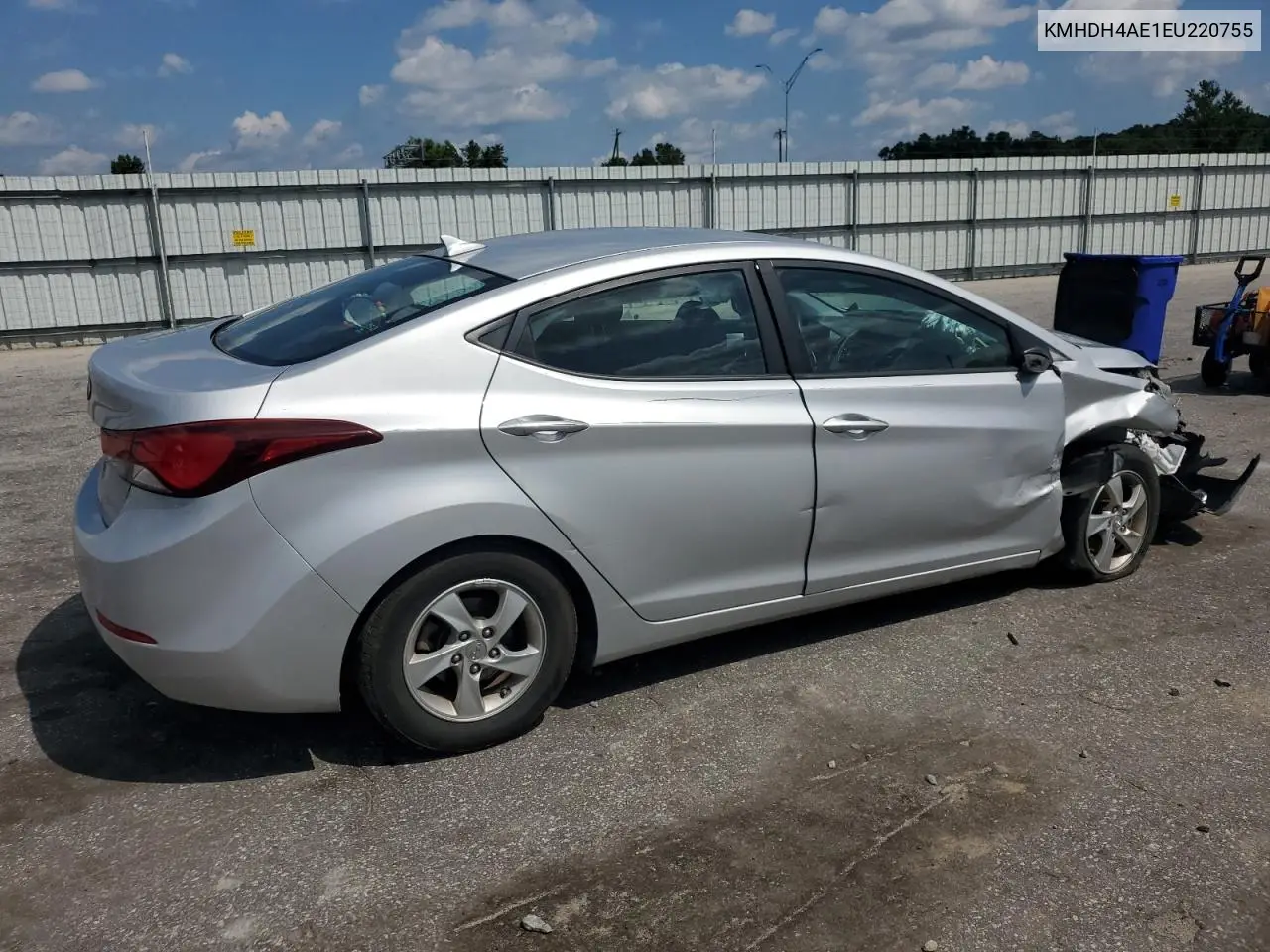 2014 Hyundai Elantra Se VIN: KMHDH4AE1EU220755 Lot: 63310495