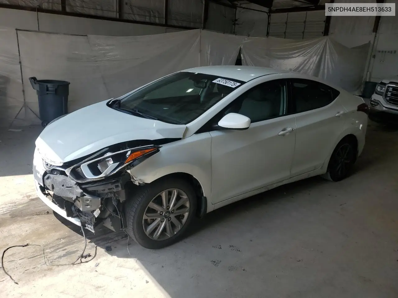 2014 Hyundai Elantra Se VIN: 5NPDH4AE8EH513633 Lot: 63750175