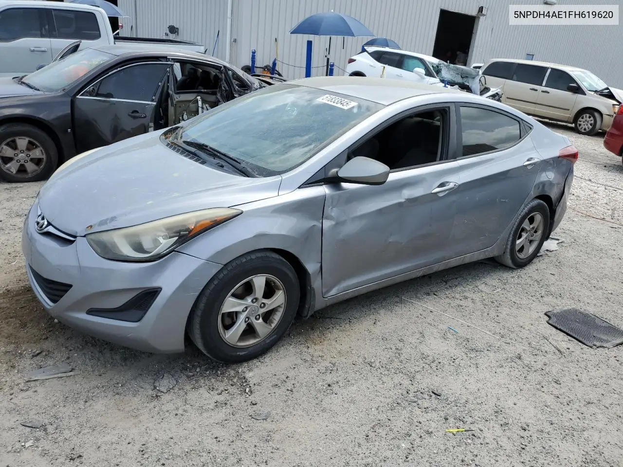 2015 Hyundai Elantra Se VIN: 5NPDH4AE1FH619620 Lot: 51833845