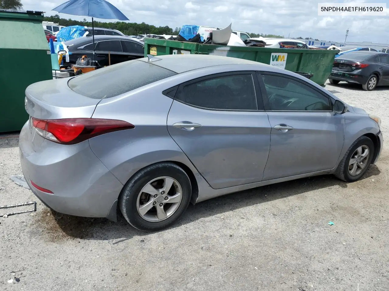 2015 Hyundai Elantra Se VIN: 5NPDH4AE1FH619620 Lot: 51833845