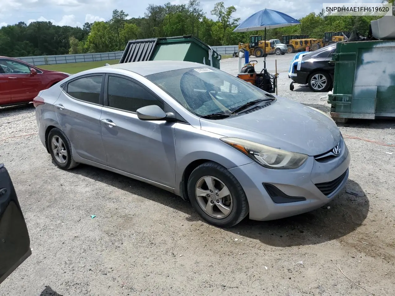 2015 Hyundai Elantra Se VIN: 5NPDH4AE1FH619620 Lot: 51833845