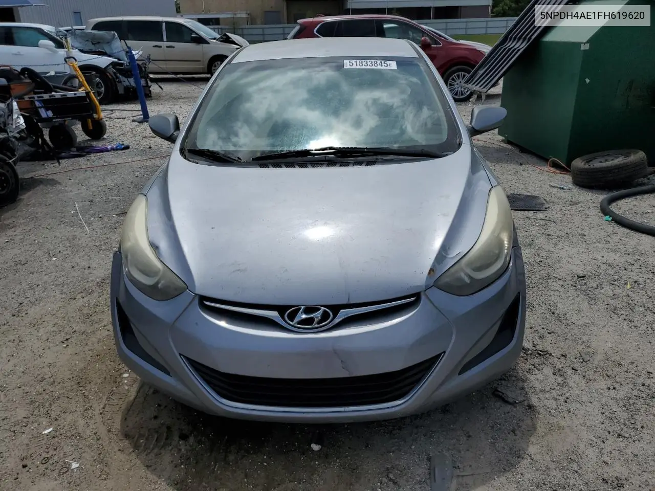 2015 Hyundai Elantra Se VIN: 5NPDH4AE1FH619620 Lot: 51833845