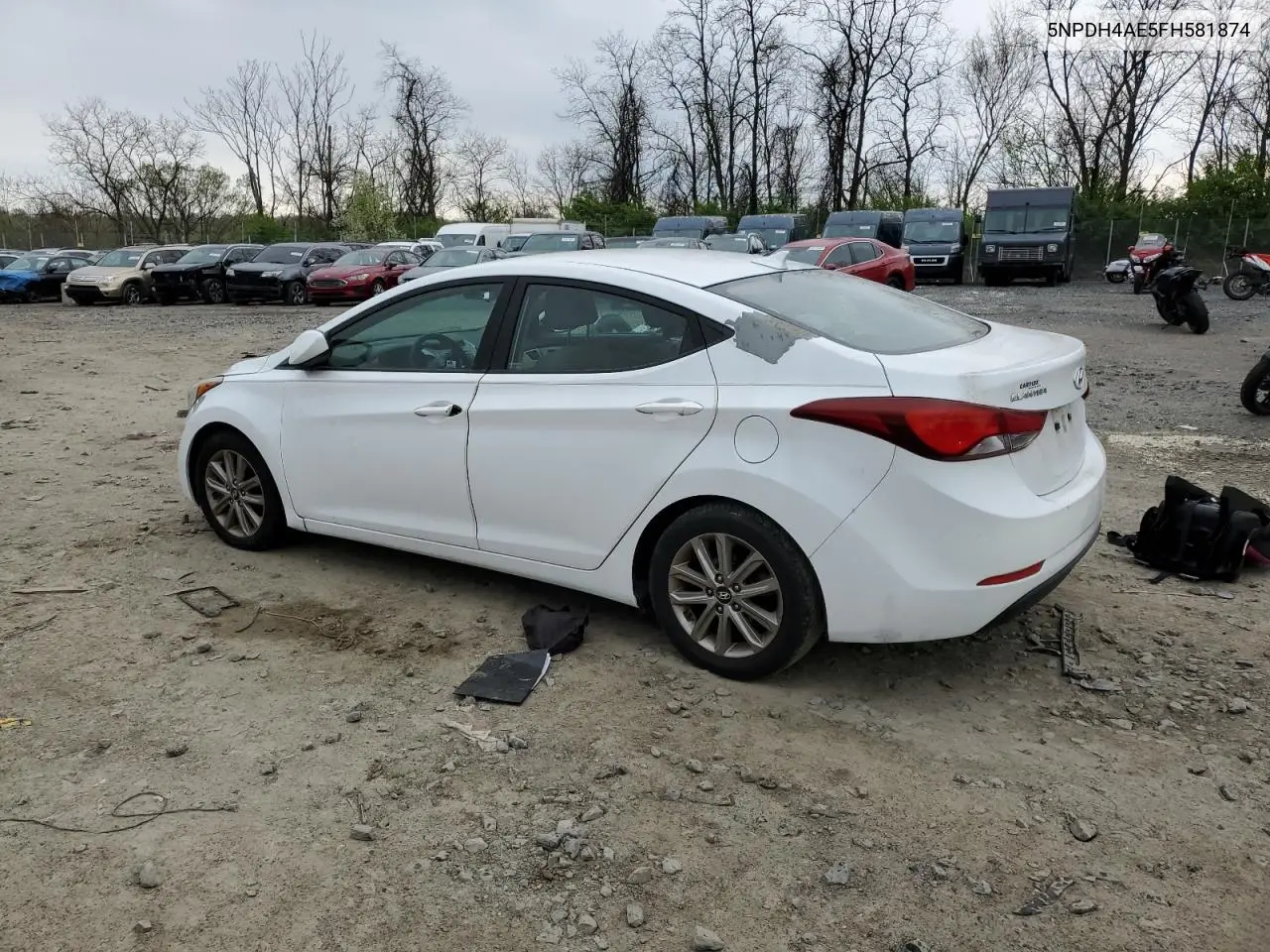 2015 Hyundai Elantra Se VIN: 5NPDH4AE5FH581874 Lot: 52735565
