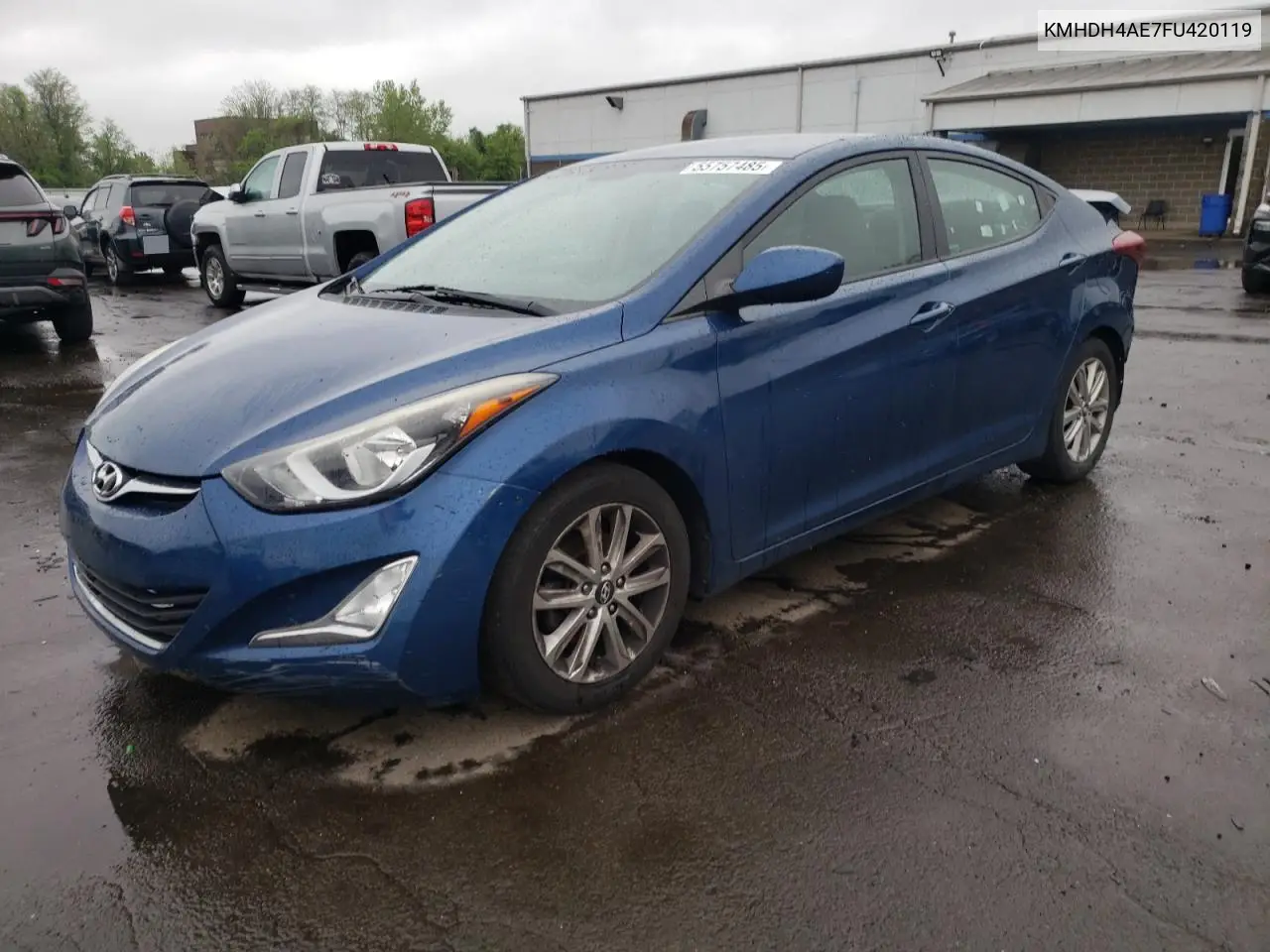 2015 Hyundai Elantra Se VIN: KMHDH4AE7FU420119 Lot: 55757485