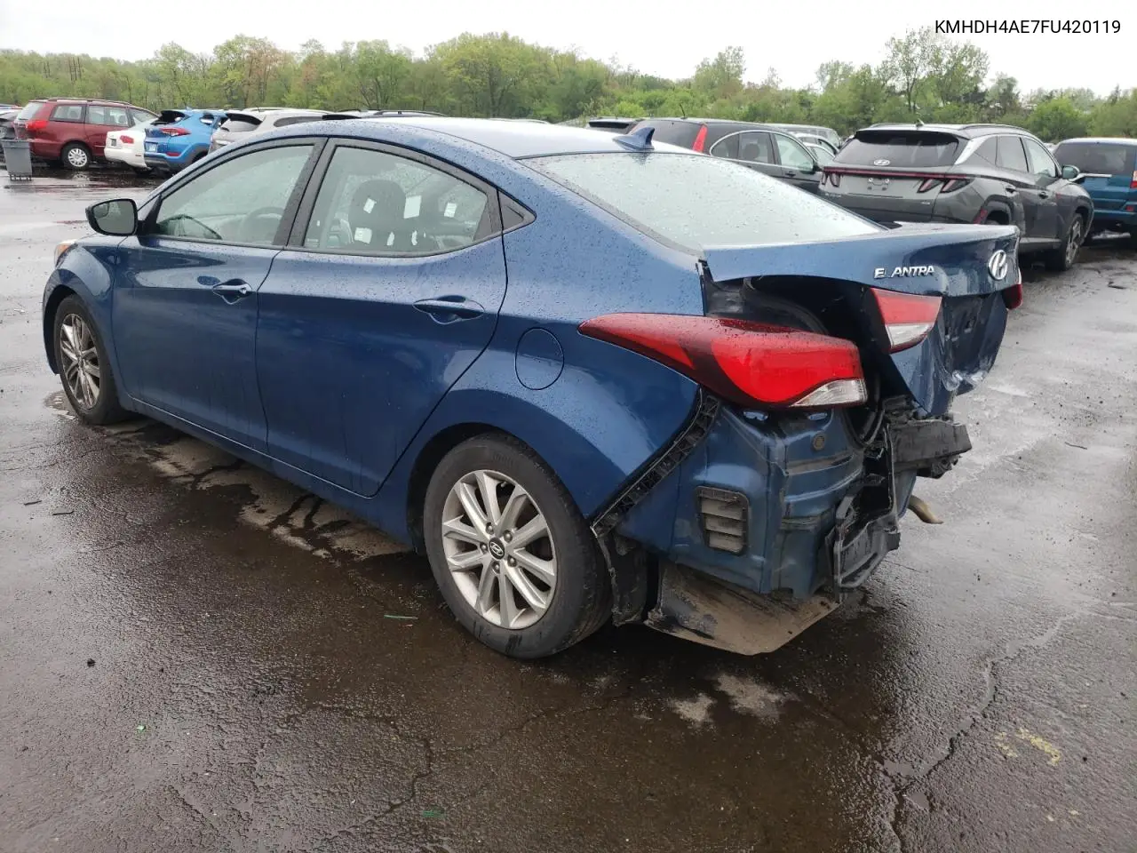 2015 Hyundai Elantra Se VIN: KMHDH4AE7FU420119 Lot: 55757485