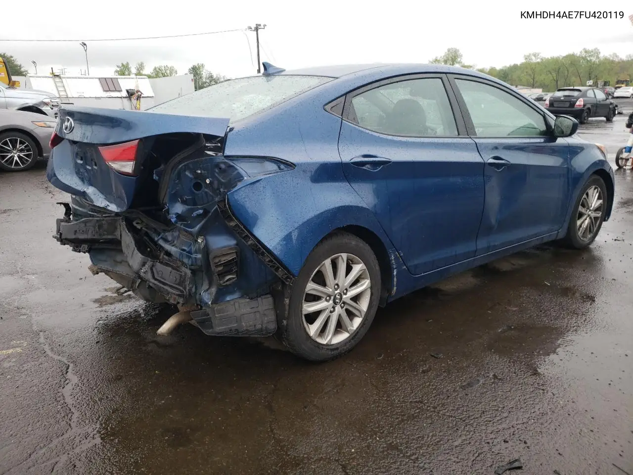 2015 Hyundai Elantra Se VIN: KMHDH4AE7FU420119 Lot: 55757485