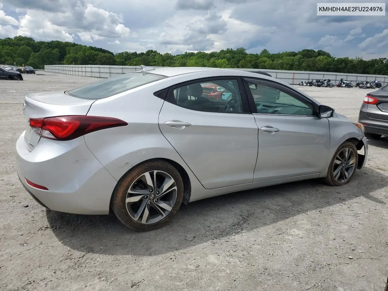 2015 Hyundai Elantra Se VIN: KMHDH4AE2FU224976 Lot: 57090125