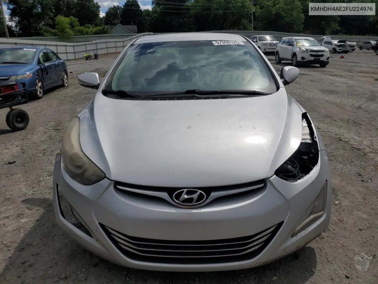 2015 Hyundai Elantra Se VIN: KMHDH4AE2FU224976 Lot: 57090125