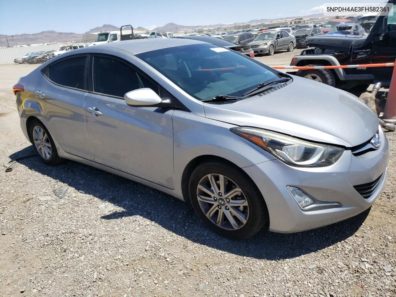2015 Hyundai Elantra Se VIN: 5NPDH4AE3FH582361 Lot: 57289295