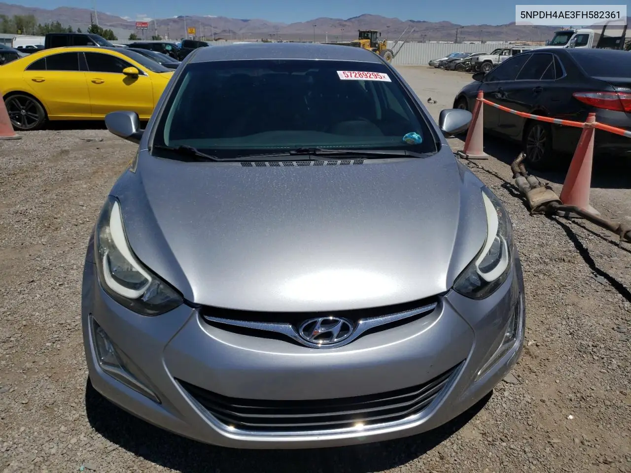 2015 Hyundai Elantra Se VIN: 5NPDH4AE3FH582361 Lot: 57289295