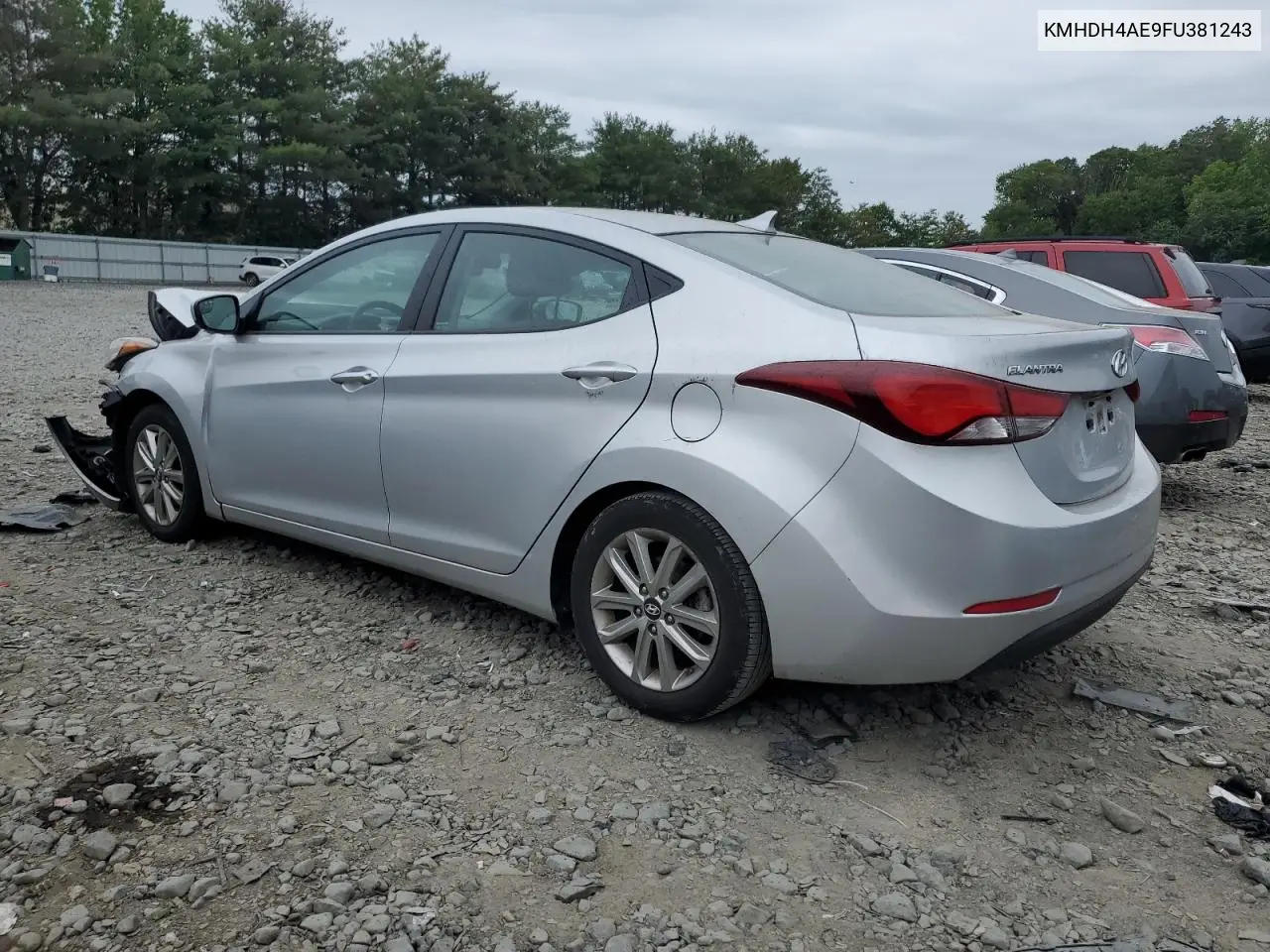 2015 Hyundai Elantra Se VIN: KMHDH4AE9FU381243 Lot: 62599575