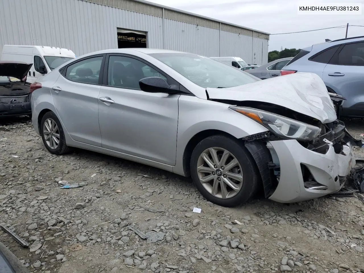 2015 Hyundai Elantra Se VIN: KMHDH4AE9FU381243 Lot: 62599575